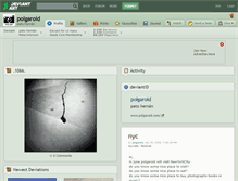 Tablet Screenshot of polgaroid.deviantart.com