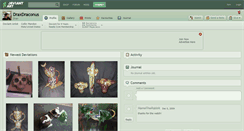 Desktop Screenshot of draxdraconus.deviantart.com