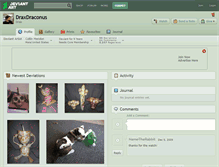 Tablet Screenshot of draxdraconus.deviantart.com