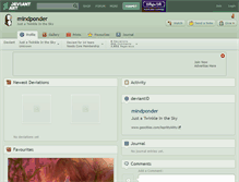 Tablet Screenshot of mindponder.deviantart.com