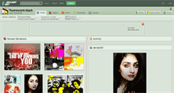 Desktop Screenshot of fluorescent-black.deviantart.com