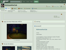 Tablet Screenshot of kishimotofanclub.deviantart.com