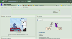 Desktop Screenshot of octo-erotica.deviantart.com