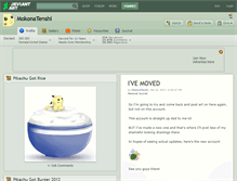 Tablet Screenshot of mokonatenshi.deviantart.com