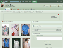 Tablet Screenshot of cosplay-chan.deviantart.com