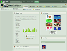 Tablet Screenshot of deviantcartoon.deviantart.com