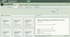 Desktop Screenshot of anti-dragonhater.deviantart.com