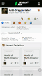 Mobile Screenshot of anti-dragonhater.deviantart.com