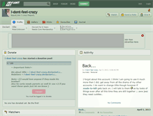 Tablet Screenshot of i-dont-feel-crazy.deviantart.com
