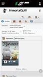 Mobile Screenshot of immortalquill.deviantart.com