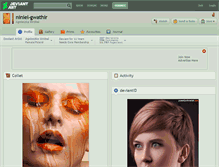 Tablet Screenshot of niniel-gwathir.deviantart.com