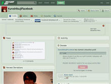 Tablet Screenshot of kuroshitsujifacebook.deviantart.com