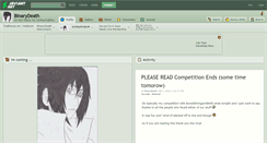 Desktop Screenshot of binarydeath.deviantart.com