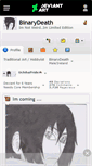 Mobile Screenshot of binarydeath.deviantart.com