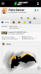 Mobile Screenshot of flare-dancer.deviantart.com