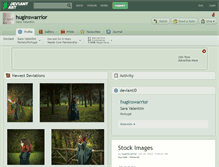Tablet Screenshot of huginswarrior.deviantart.com
