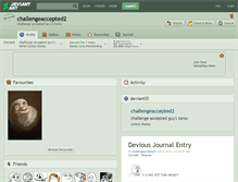 Tablet Screenshot of challengeaccepted2.deviantart.com