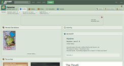 Desktop Screenshot of haneme.deviantart.com