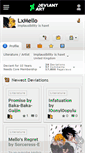 Mobile Screenshot of lxmello.deviantart.com