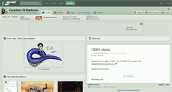 Desktop Screenshot of countess-of-darkness.deviantart.com