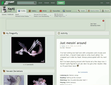 Tablet Screenshot of kaytij.deviantart.com