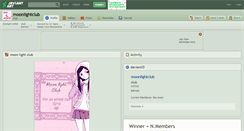 Desktop Screenshot of moonlightclub.deviantart.com