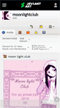 Mobile Screenshot of moonlightclub.deviantart.com