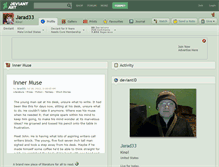 Tablet Screenshot of jarad33.deviantart.com