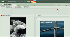 Desktop Screenshot of herpdrluxun.deviantart.com