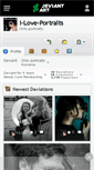 Mobile Screenshot of i-love-portraits.deviantart.com