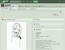 Tablet Screenshot of elliphant.deviantart.com