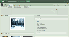 Desktop Screenshot of eyn.deviantart.com
