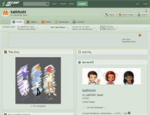 Tablet Screenshot of katkitoshi.deviantart.com