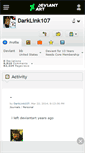 Mobile Screenshot of darklink107.deviantart.com