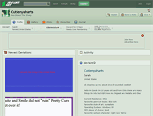 Tablet Screenshot of cutienyaharts.deviantart.com