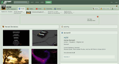 Desktop Screenshot of mj3d.deviantart.com