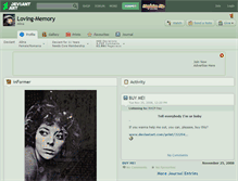 Tablet Screenshot of loving-memory.deviantart.com