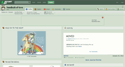 Desktop Screenshot of headbutt-of-love.deviantart.com