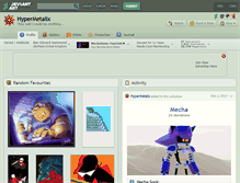 Tablet Screenshot of hypermetalix.deviantart.com