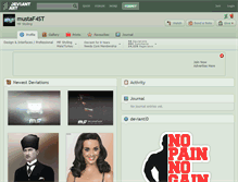 Tablet Screenshot of mustaf4st.deviantart.com