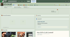 Desktop Screenshot of dota-warcraft.deviantart.com