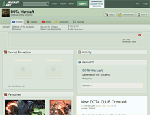 Tablet Screenshot of dota-warcraft.deviantart.com
