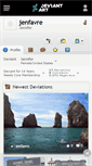 Mobile Screenshot of jenfavre.deviantart.com