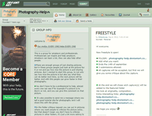 Tablet Screenshot of photography-help.deviantart.com