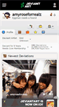 Mobile Screenshot of amyroseforrealz.deviantart.com