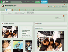 Tablet Screenshot of amyroseforrealz.deviantart.com