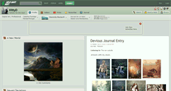 Desktop Screenshot of kittyd.deviantart.com