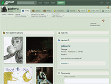 Tablet Screenshot of gabblerlz.deviantart.com