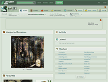 Tablet Screenshot of josh282.deviantart.com