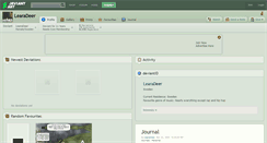 Desktop Screenshot of learadeer.deviantart.com